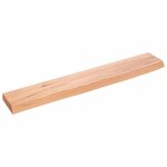 vidaXL Étagère murale marron clair 60x10x2 cm bois chêne massif traité