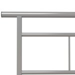 vidaXL Cadre de lit sans matelas gris métal 90x200 cm