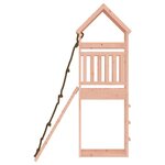 vidaXL Maisonnette de jeu avec mur d'escalade bois massif Douglas