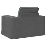 vidaXL Canapé Gris foncé 103 x 80 x 82 cm tissu