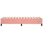 vidaXL Cadre de lit sans matelas rose 90x190 cm velours