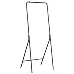 vidaXL Porte-vêtements Noir Métal Standard Pliant Porte-vêtements