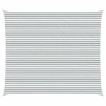 vidaXL Voile d'ombre Gris clair et blanc 7 x 6 m