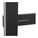 Bureau assis-debout 118 x 58 cm acier peint par poudrage noir 14_0005950