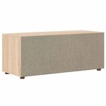vidaXL Meuble TV VISNES chêne sonoma 100x40x38 cm bois d'ingénierie