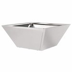 vidaXL Jardinières en bol 5 Pièces 35x35x15 cm en inox