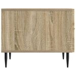 vidaXL Table basse Chêne Sonoma 49 x 50 x 40 cm Bois d'ingénierie