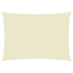 vidaXL Voile de parasol tissu oxford rectangulaire 5x7 m crème