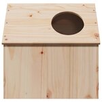 vidaXL Maison pour chat 41x50x50 cm bois de pin massif