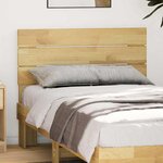 vidaXL Tête de lit 100 cm bois massif de chêne
