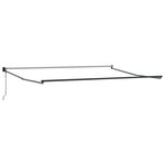 vidaXL Cadre de store rétractable électrique Anthracite 4 x 2 m