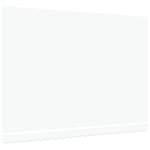 vidaXL Tissu de remplacement pour store pour cadre 4 5x3 m Blanc