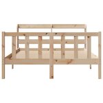 vidaXL Cadre de lit sans matelas 120x200 cm bois de pin massif