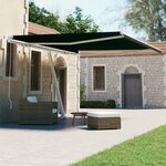 vidaXL Auvent manuel rétractable sur pied 450x300 cm Anthracite