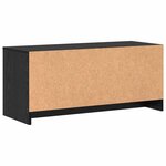 vidaXL Ensemble meuble TV Chêne noir 90 x 35 x 40 cm Bois d'ingénierie
