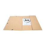 Chemise à élastiques Maxi capacity carte lustrée 425g Nature Future A4 Ivoire CARTOREL