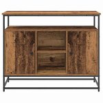vidaXL Buffet Bois ancien 100 x 35 x 80 cm Bois d'ingénierie