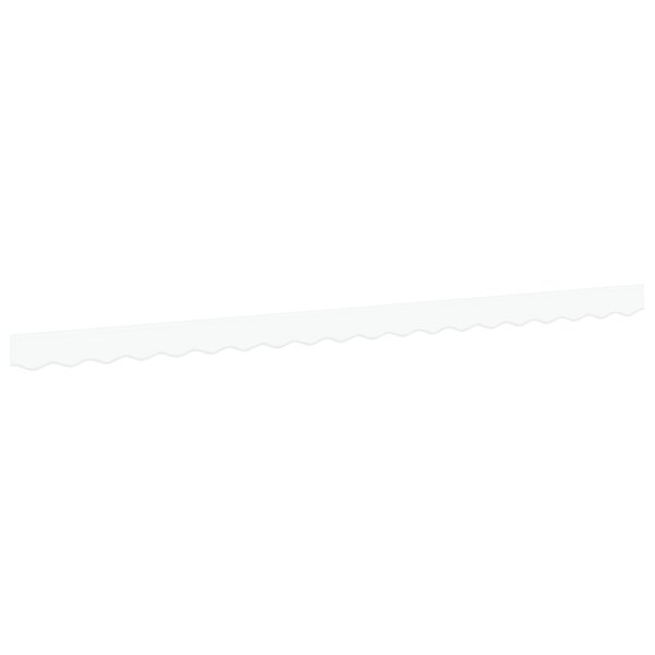 vidaXL Valance d'Auvent pour cadre de 4 5 m blanc 4 3x0 2 m