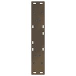 vidaXL Pieds de table à manger en forme de V  2 pièces  acier naturel  60 x (72-73 3) cm