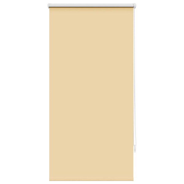 vidaXL Store enrouleur occultant 64 4 x 120 cm  largeur du tissu 60 cm  beige