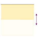 vidaXL Store enrouleur occultant jaune largeur du tissu 156 6 cm