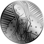 Monnaie VIRGIN OF GUADALUPE 1/500 Oz Platine 25$ Liberia 2026 (PRÉCOMMANDE)