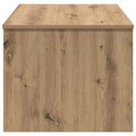 vidaXL Table basse chêne artisanal 80 x 50.5 x 41.5 cm
