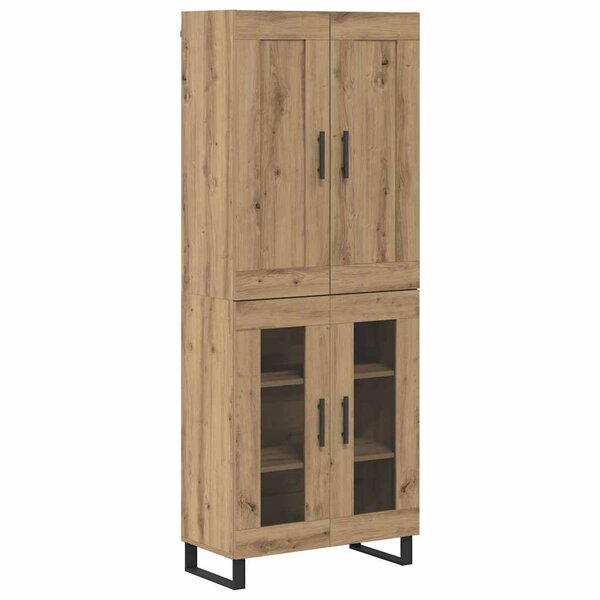 vidaXL Haut Armoire Chêne artisanal 69 5 x 34 x 180 cm
