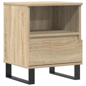 vidaXL Table de chevet chêne sonoma 40x35x50 cm bois d’ingénierie