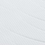 vidaXL Matelas Blanc 80 x 160 cm Mousse à mémoire de gel