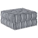 vidaXL Canapé Modulable Impression Indigo 70 x 70 x 36 cm tissu