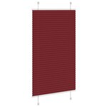 vidaXL Store plissé rouge bordeaux 80x150 cm largeur du tissu 79 4 cm