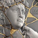 Pièce de monnaie en Argent 2000 Francs g 62.2 (2 oz) Millésime 2025 Kintsugi Art DAVID