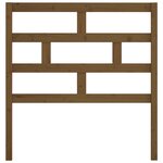 vidaXL Tête de lit Marron miel 96x4x100 cm Bois massif de pin