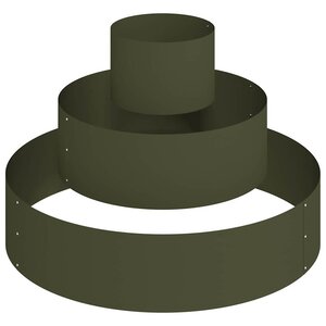 vidaXL Cache-pot de jardin Vert olive 90 x 90 x 20 cm