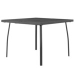 vidaXL Ensemble à manger de jardin 3 Pièces anthracite acier