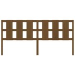 vidaXL Tête de lit Marron miel 205 5x4x100 cm Bois massif de pin