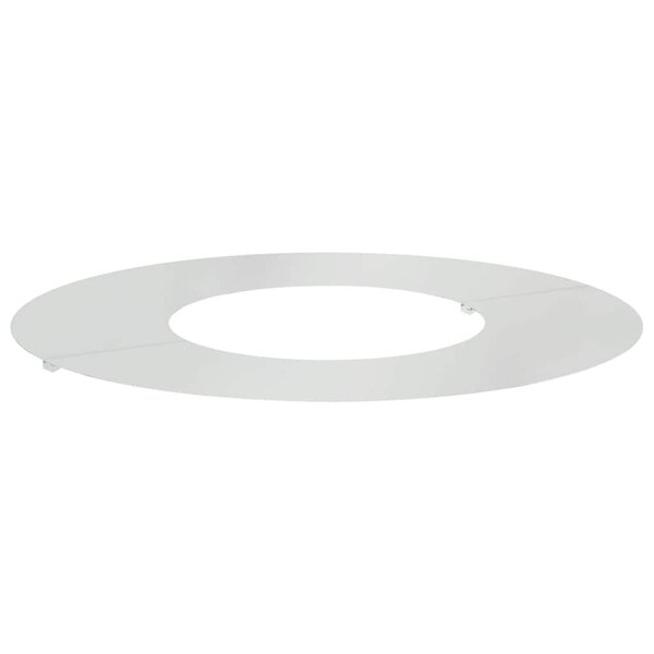 vidaXL adapté pour anneau d'arbre plat Argent Ø30 / 60 cm