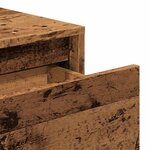 vidaXL Table console vieux bois 100x35x76 5 cm bois d'ingénierie