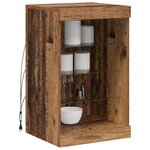 vidaXL Buffet LED Bois ancien 41 x 37 x 67 cm Bois d'ingénierie