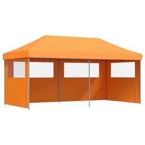 vidaXL Tente de fête 292 x 580 x 315 cm Orange Tissu Oxford