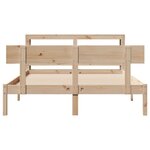 vidaXL Cadre de lit sans matelas 150x200 cm bois de pin massif