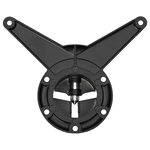 vidaXL 4 pieds de table réglables en hauteur Noir 1100 mm