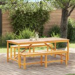 vidaXL Ensemble de salle à manger de jardin 6 pièces Bois massif Acacia