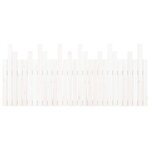 vidaXL Tête de lit murale Blanc 185x3x80 cm Bois massif de pin