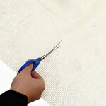 vidaXL Tapis de sol de camping crème 4 5x2 5 m
