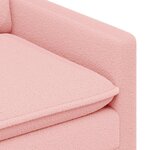 vidaXL Canapé Rose 156 x 81 x 87 5 cm Tissu