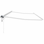 vidaXL Auvent avec Blanc 6 x 3 m Métal