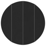 vidaXL Tapis de piscine Noir Ø 458 cm Géotextile en polyester