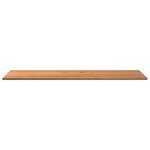 vidaXL Dessus de bureau marron clair bois chêne massif rectangulaire